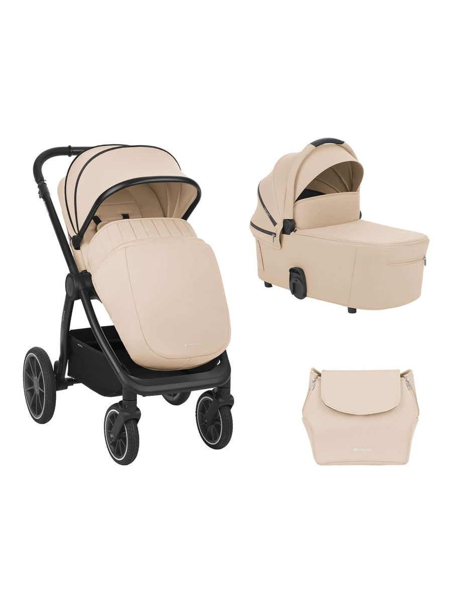 KikkaBoo Naya Stroller 2 in 1 with Carrycot Beige KikkaBoo Mama's Joy
