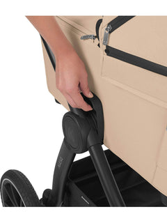 KikkaBoo Naya Stroller 2 in 1 with Carrycot Beige KikkaBoo Mama's Joy