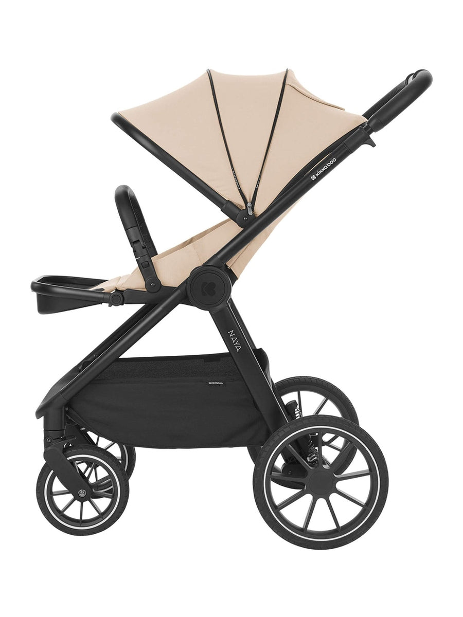 KikkaBoo Naya Stroller 2 in 1 with Carrycot Beige KikkaBoo Mama's Joy
