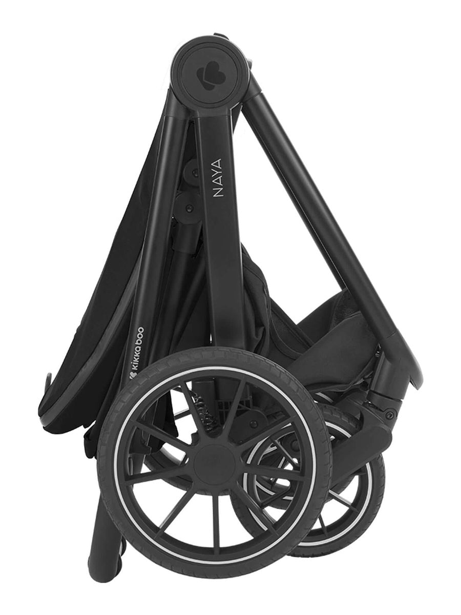 KikkaBoo Naya Stroller 2 in 1 with Carrycot Black KikkaBoo Mama's Joy