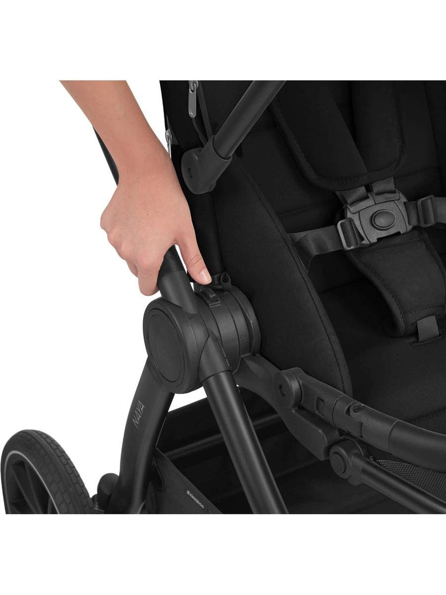 KikkaBoo Naya Stroller 2 in 1 with Carrycot Black KikkaBoo Mama's Joy