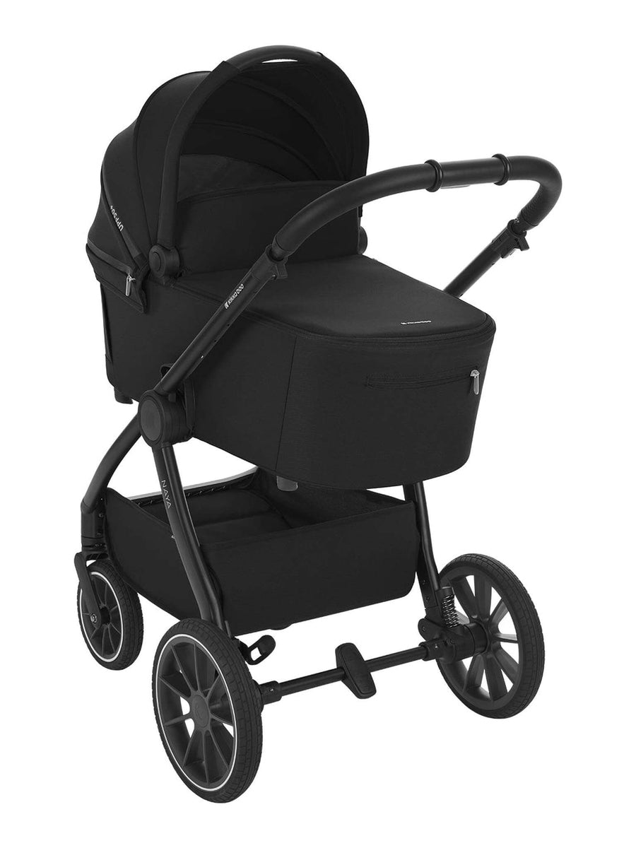 KikkaBoo Naya Stroller 2 in 1 with Carrycot Black KikkaBoo Mama's Joy