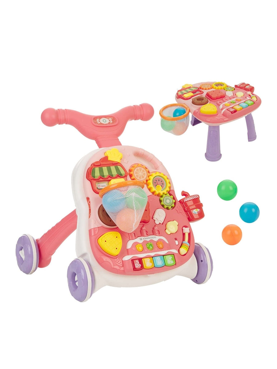 KikkaBoo Push Walker 2in1 Candy Party Pink KikkaBoo Mama's Joy