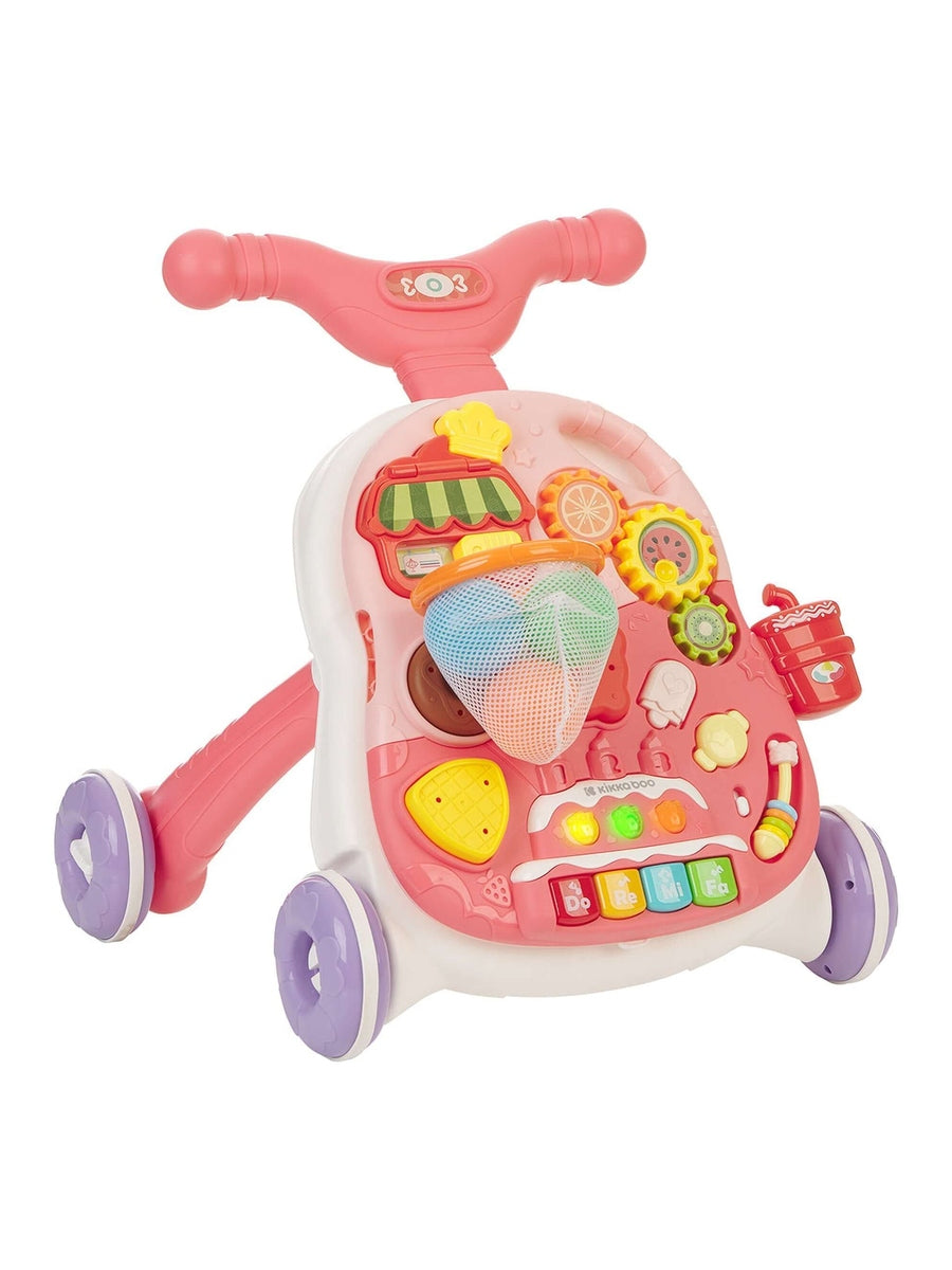 KikkaBoo Push Walker 2in1 Candy Party Pink KikkaBoo Mama's Joy