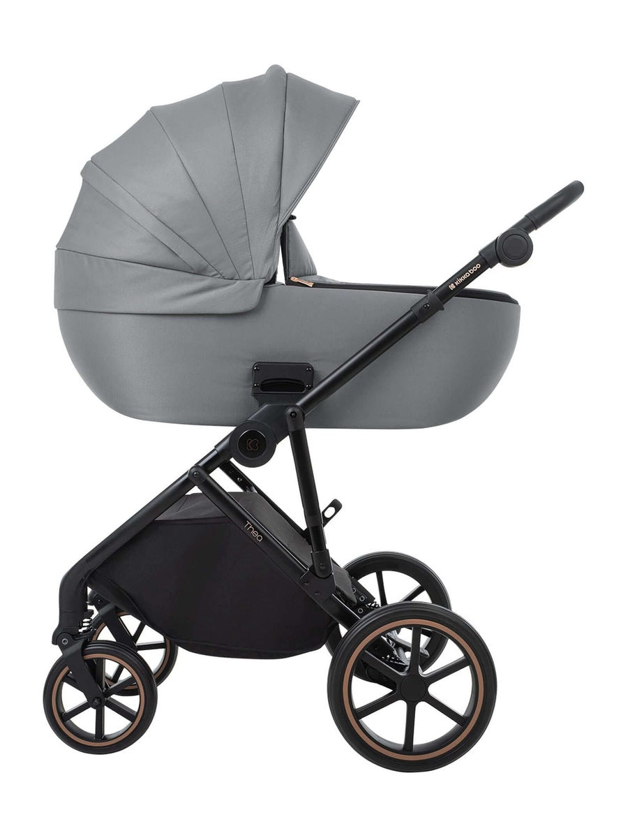KikkaBoo Thea Stroller 2in1 with Carrycot Grey 2024 KikkaBoo Mama's Joy