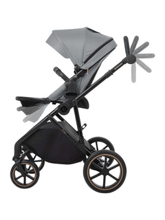KikkaBoo Thea Stroller 2in1 with Carrycot Grey 2024 KikkaBoo Mama's Joy
