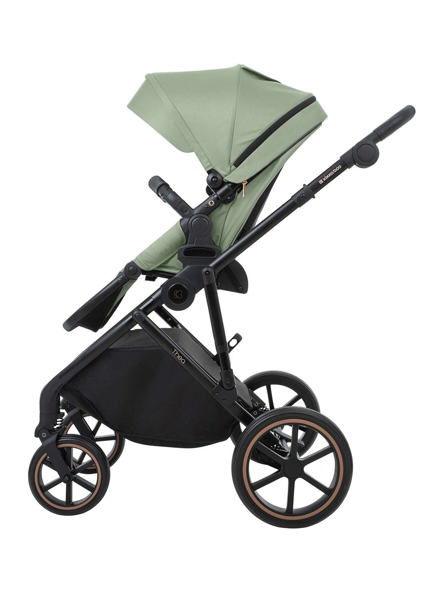KikkaBoo Thea Stroller 2in1 with carrycot Army Green 2024 KikkaBoo Mama's Joy