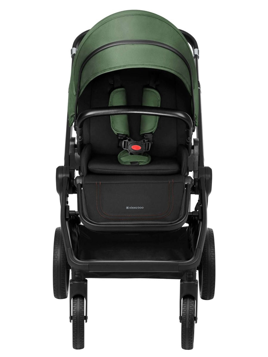 KikkaBoo Tiffany Stroller 2in1 with carrycot Army Green 2024 KikkaBoo Mama's Joy