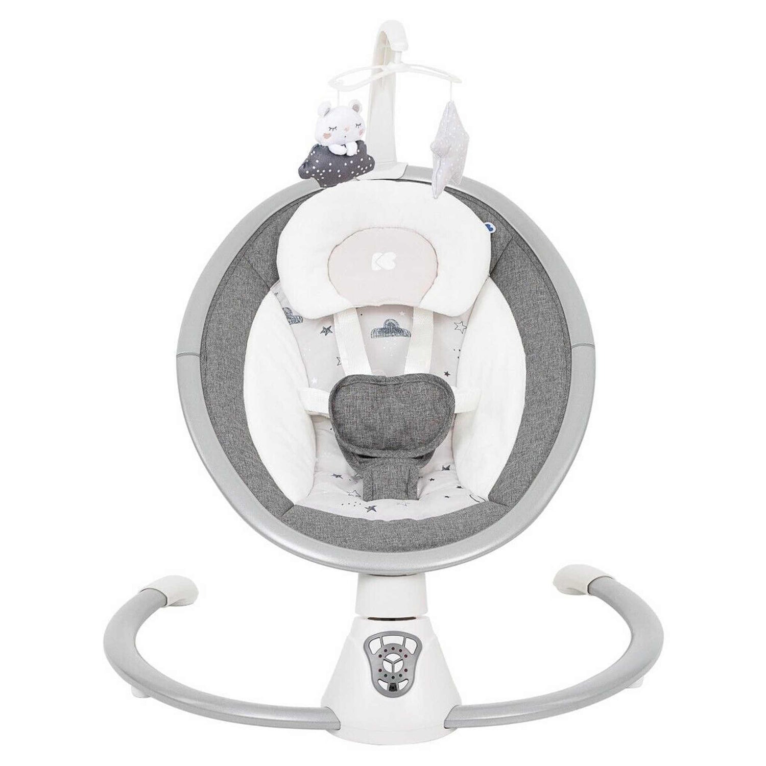 KikkaBoo Twiddle Electrical Side-to-Side for Baby Portable Swing - Grey KikkaBoo Mama's Joy