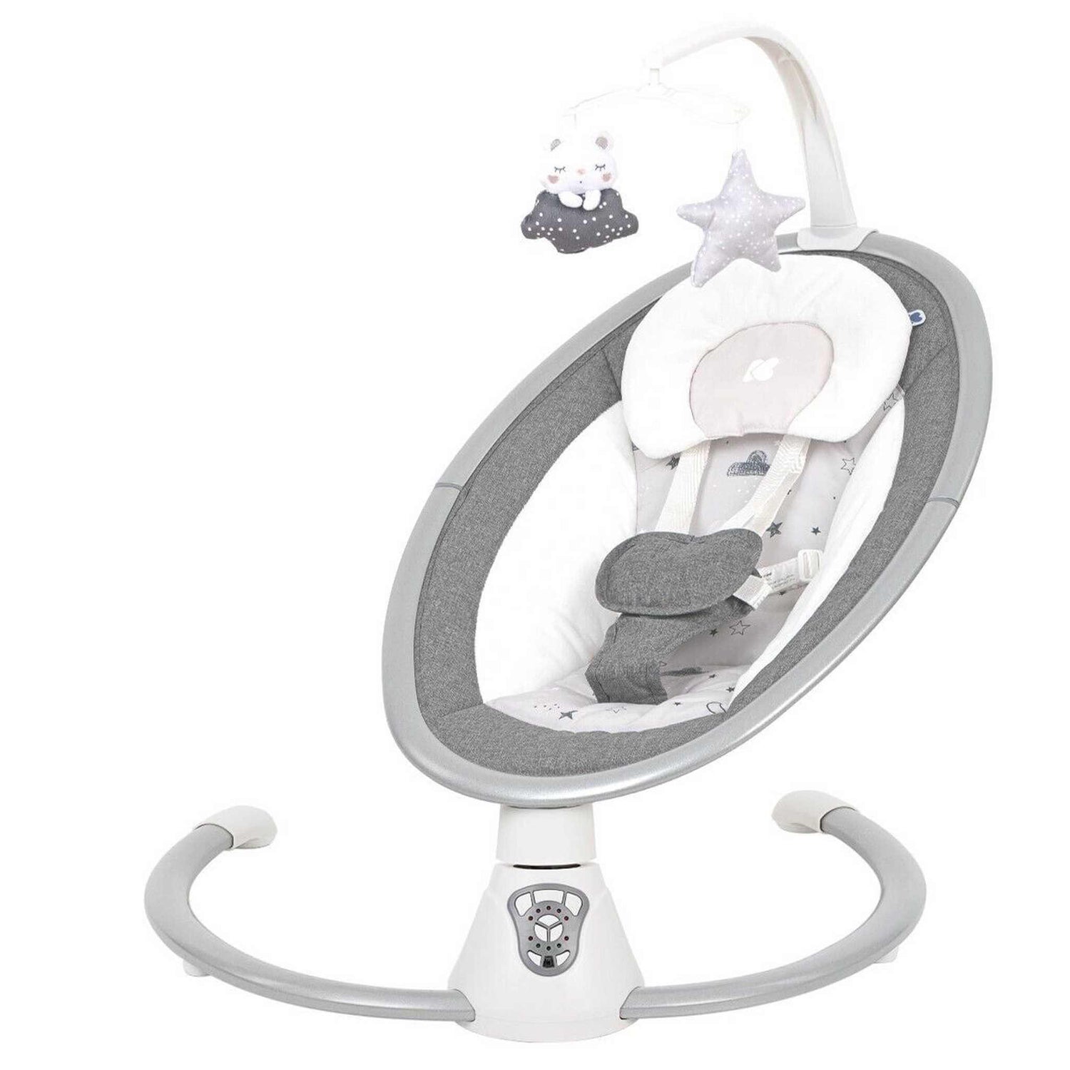 KikkaBoo Twiddle Electrical Side-to-Side for Baby Portable Swing - Grey KikkaBoo Mama's Joy
