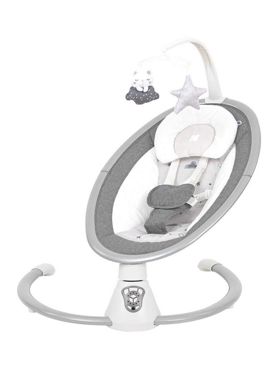 KikkaBoo Twiddle Electrical Side-to-Side for Baby Portable Swing - Grey KikkaBoo Mama's Joy
