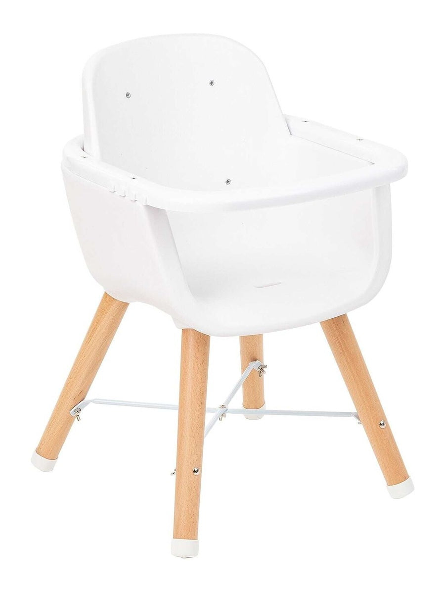 KikkaBoo Woody 2 in 1 Highchair Can Later Be Converted To A Chair - Black KikkaBoo Mama's Joy