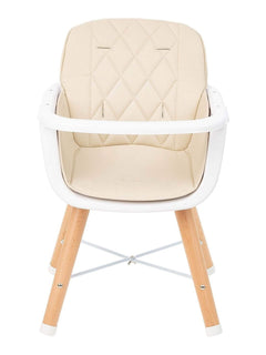 KikkaBoo Woody 2 in 1 Highchair Can Later Be Converted To A Chair - Beige KikkaBoo Mama's Joy