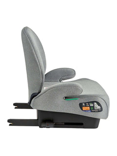 KikkaBoo i-Boost i-Size Car seat ISOFIX 125-150 cm Light Grey KikkaBoo Mama's Joy