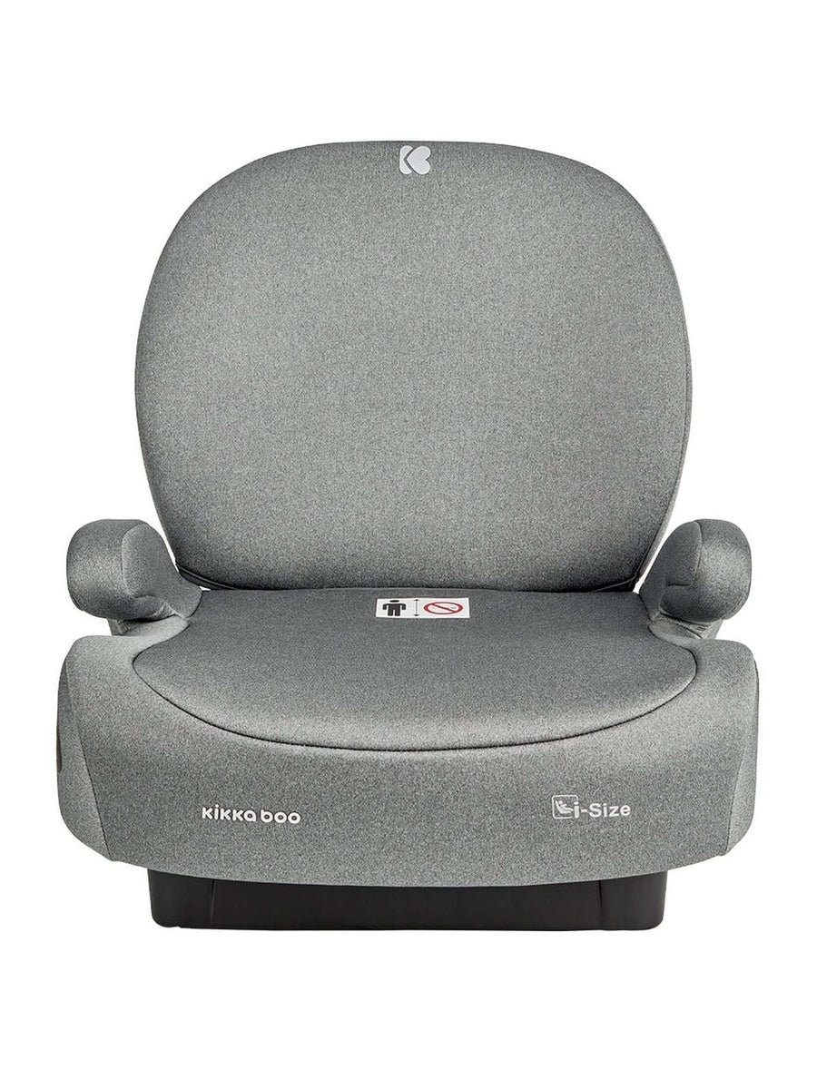 KikkaBoo i-Boost i-Size Car seat ISOFIX 125-150 cm Light Grey KikkaBoo Mama's Joy