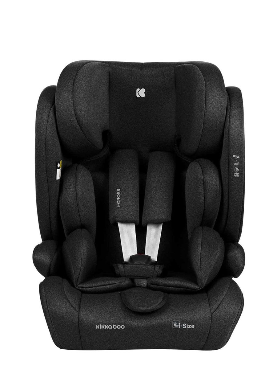 KikkaBoo i-Cross i-Size Car seat ISOFIX 76-150 cm Black KikkaBoo Mama's Joy