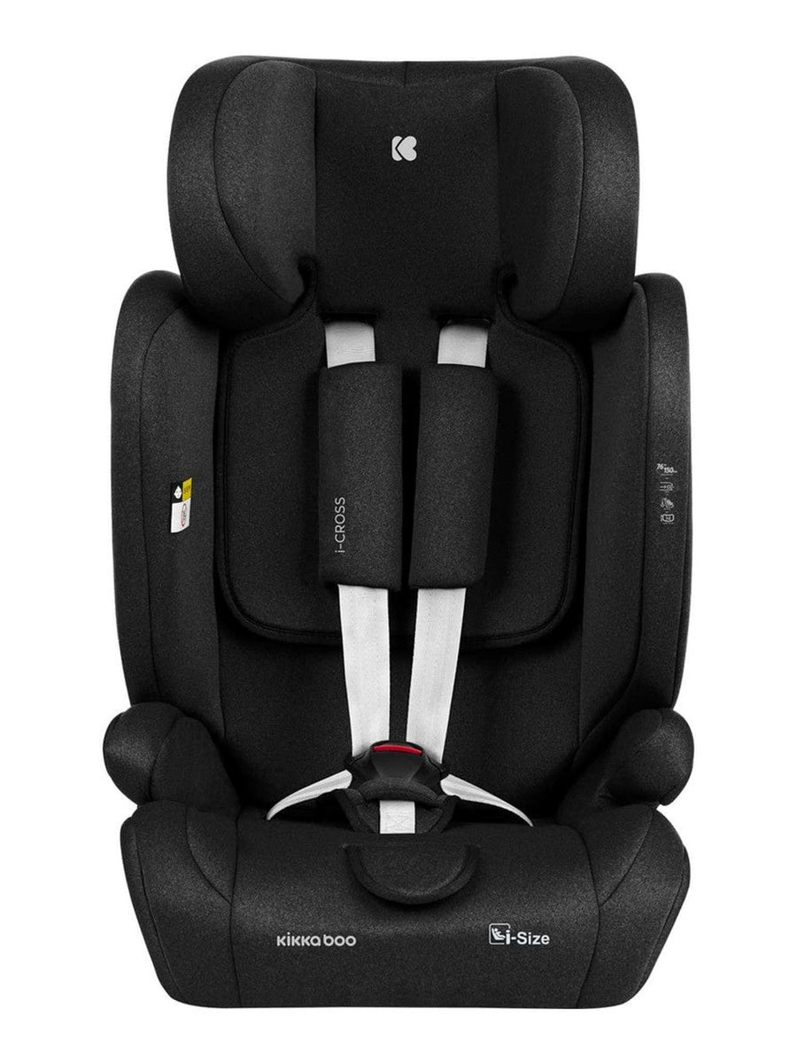 KikkaBoo i-Cross i-Size Car seat ISOFIX 76-150 cm Black KikkaBoo Mama's Joy