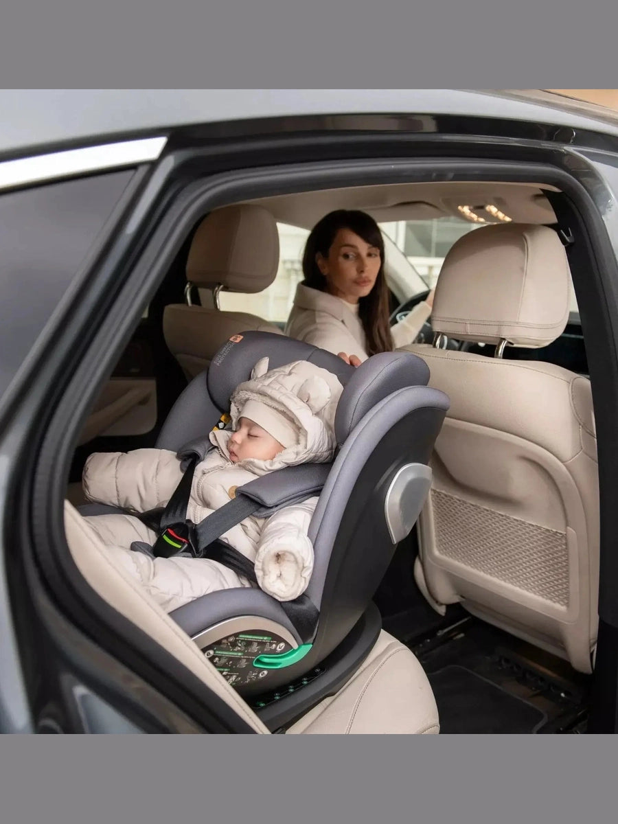 KikkaBoo i-Drive 360° Rotating Baby Child Car Seat i-Size ISOFIX 40-150 cm Black KikkaBoo Mama's Joy