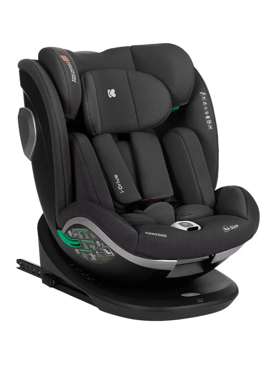 KikkaBoo i-Drive 360° Rotating Baby Child Car Seat i-Size ISOFIX 40-150 cm Black KikkaBoo Mama's Joy