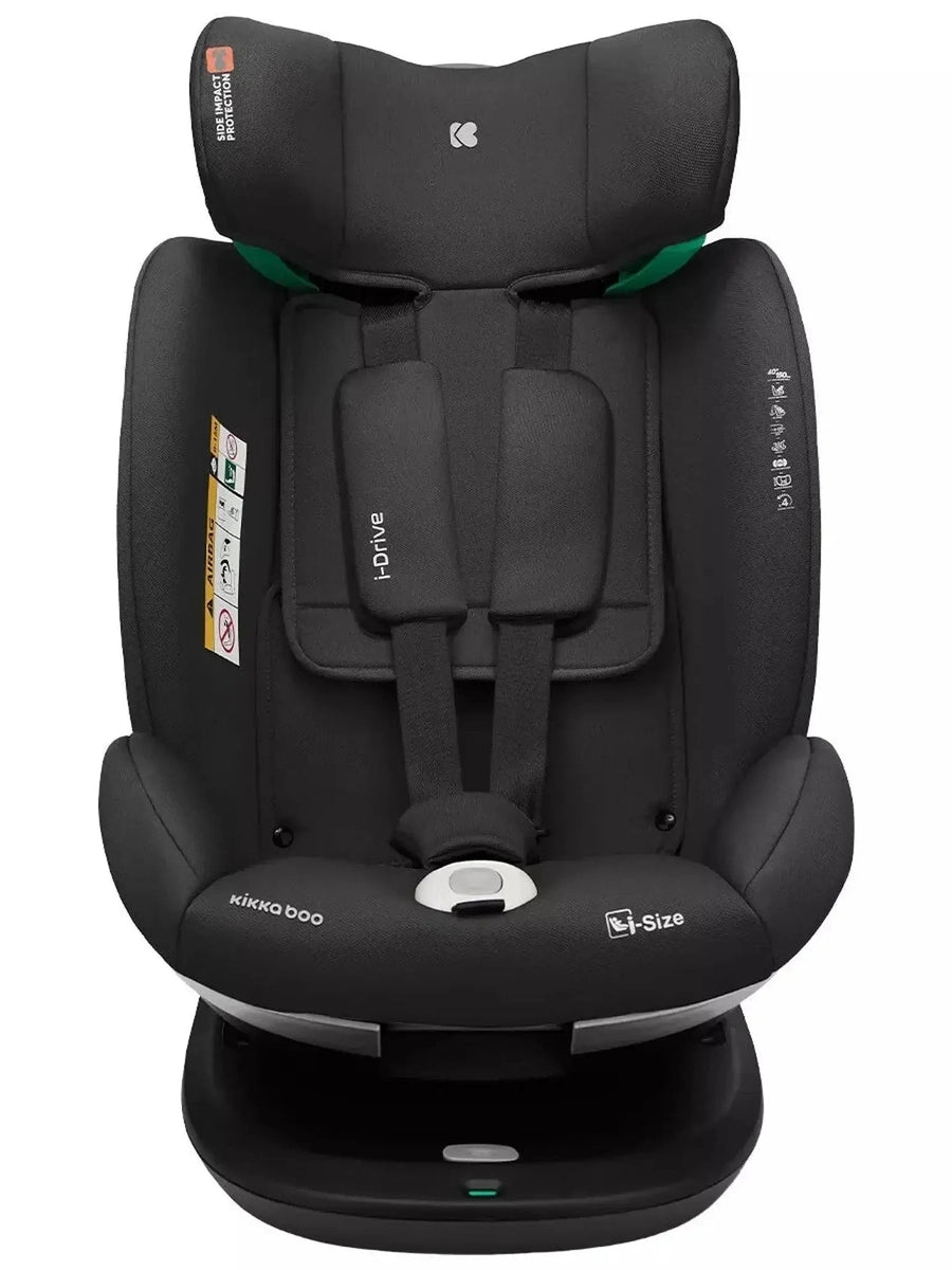 KikkaBoo i-Drive 360° Rotating Baby Child Car Seat i-Size ISOFIX 40-150 cm Black KikkaBoo Mama's Joy