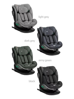 KikkaBoo i-Drive 360° Rotating Baby Child Car Seat i-Size ISOFIX 40-150 cm Black KikkaBoo Mama's Joy