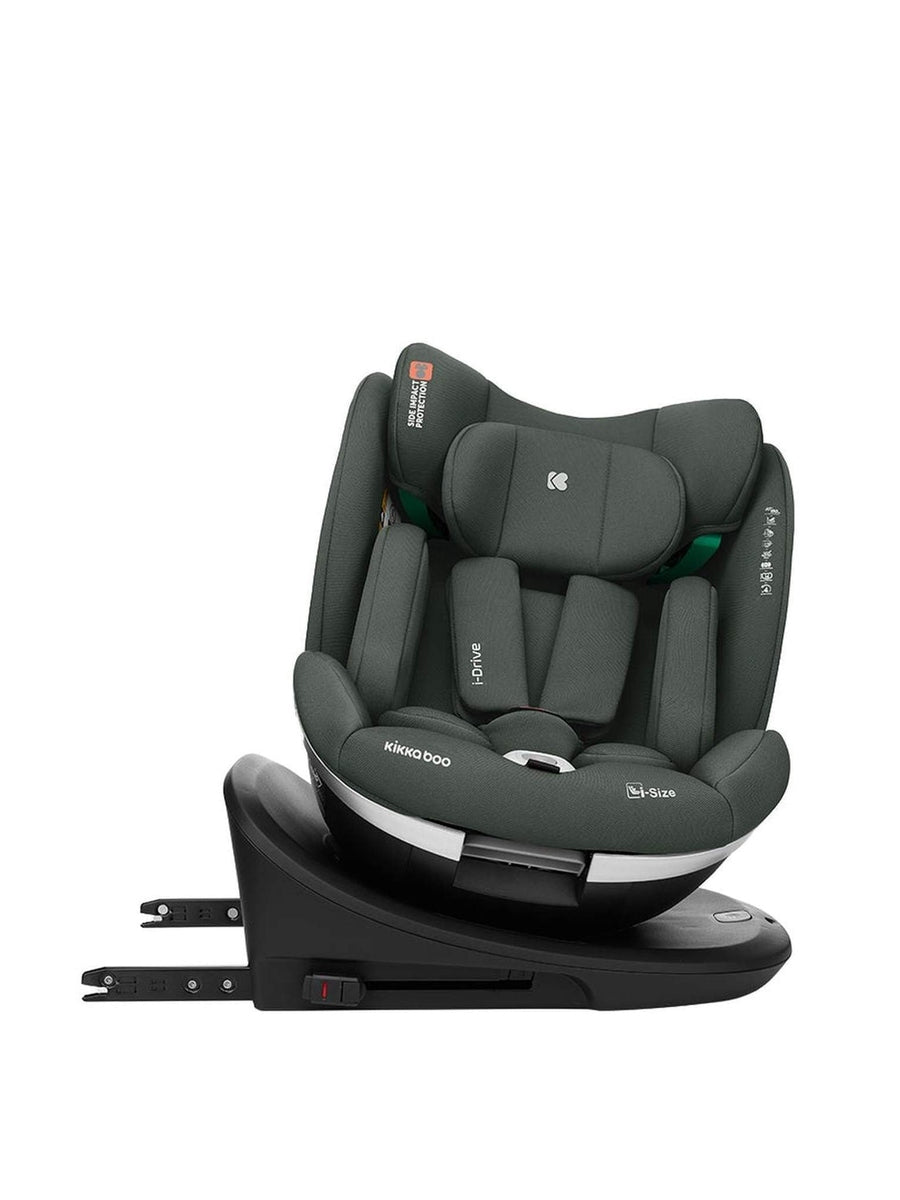 KikkaBoo i-Drive 360° Rotating Baby Child Car Seat i-Size ISOFIX 40-150 cm Army Green KikkaBoo Mama's Joy