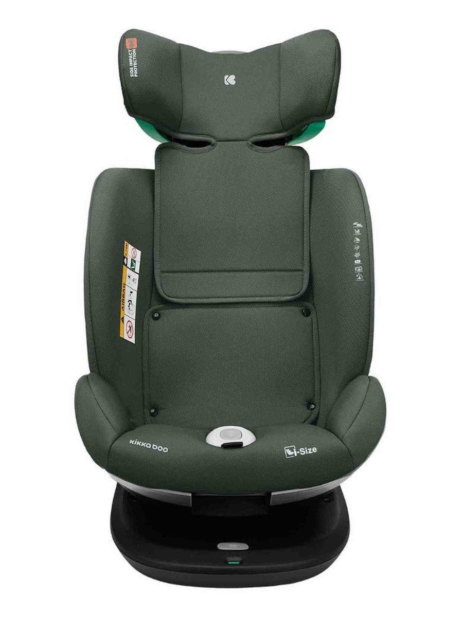 KikkaBoo i-Drive 360° Rotating Baby Child Car Seat i-Size ISOFIX 40-150 cm Army Green KikkaBoo Mama's Joy