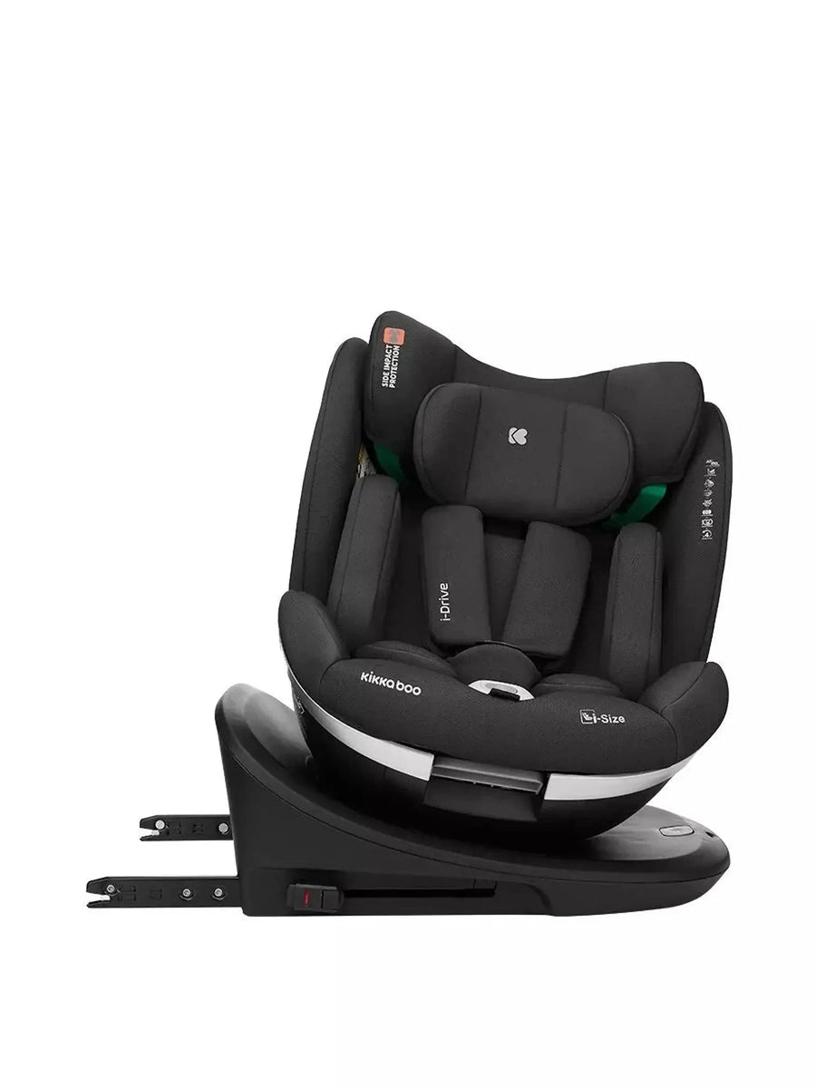 KikkaBoo i-Drive 360° Rotating Baby Child Car Seat i-Size ISOFIX 40-150 cm Black KikkaBoo Mama's Joy
