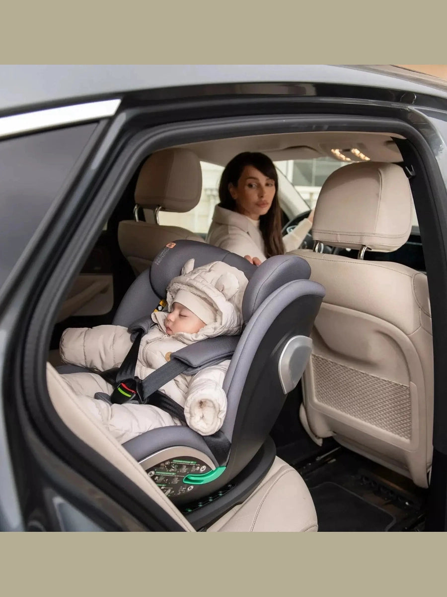 KikkaBoo i-Drive 360° Rotating Baby Child Car Seat i-Size ISOFIX 40-150 cm Black KikkaBoo Mama's Joy