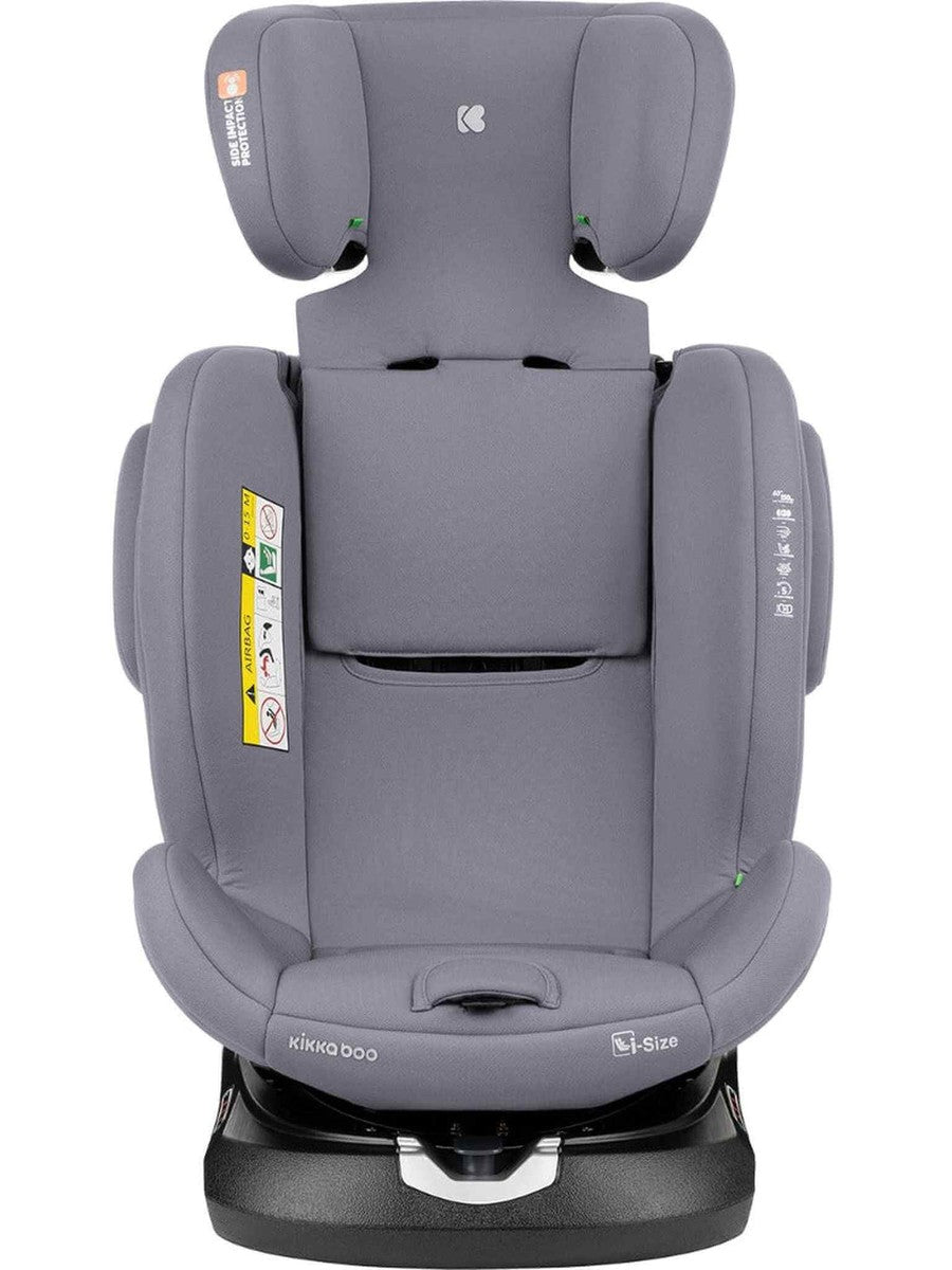KikkaBoo i-Felix i-Size Car Seat ISOFIX 40-150 cm Light Grey KikkaBoo Mama's Joy