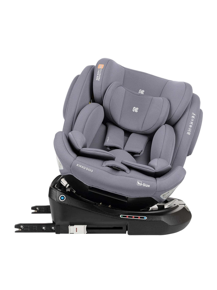 KikkaBoo i-Felix i-Size Car Seat ISOFIX 40-150 cm Light Grey KikkaBoo Mama's Joy