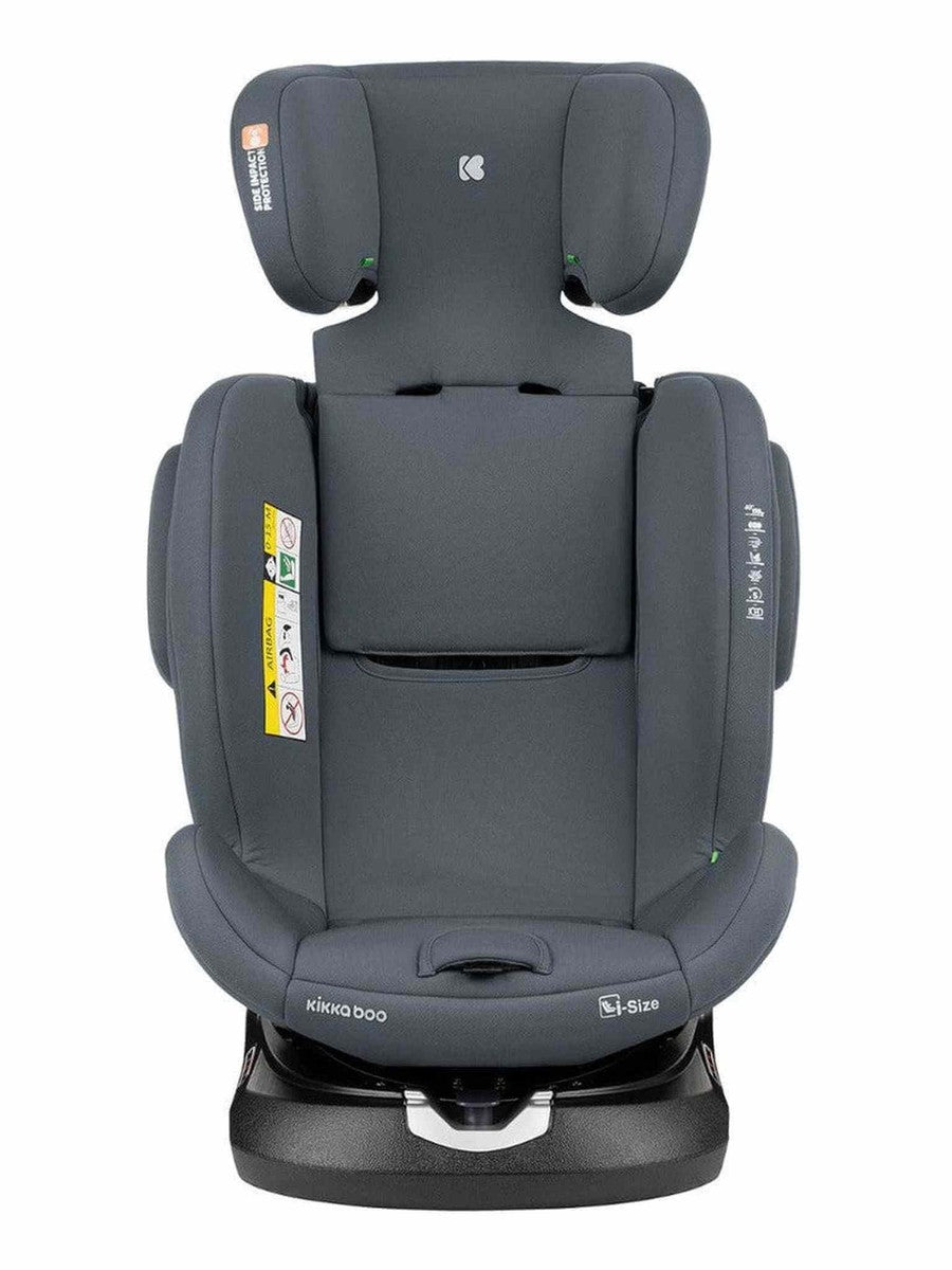 KikkaBoo i-Felix i-Size Car Seat ISOFIX 40-150 cm Dark Grey KikkaBoo Mama's Joy
