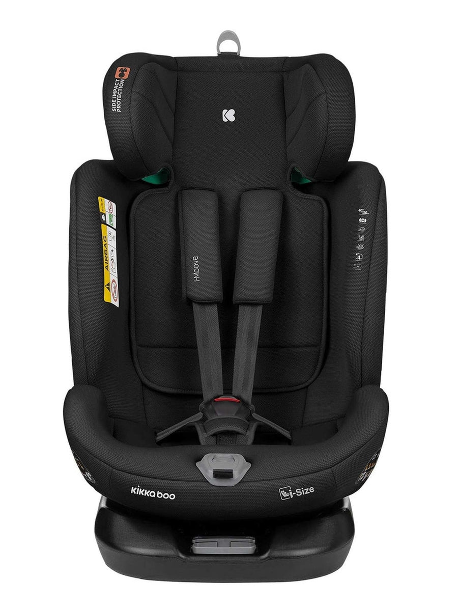 KikkaBoo i-Moove 360° Rotating Baby Child Car Seat i-Size With ISOFIX Black KikkaBoo Mama's Joy