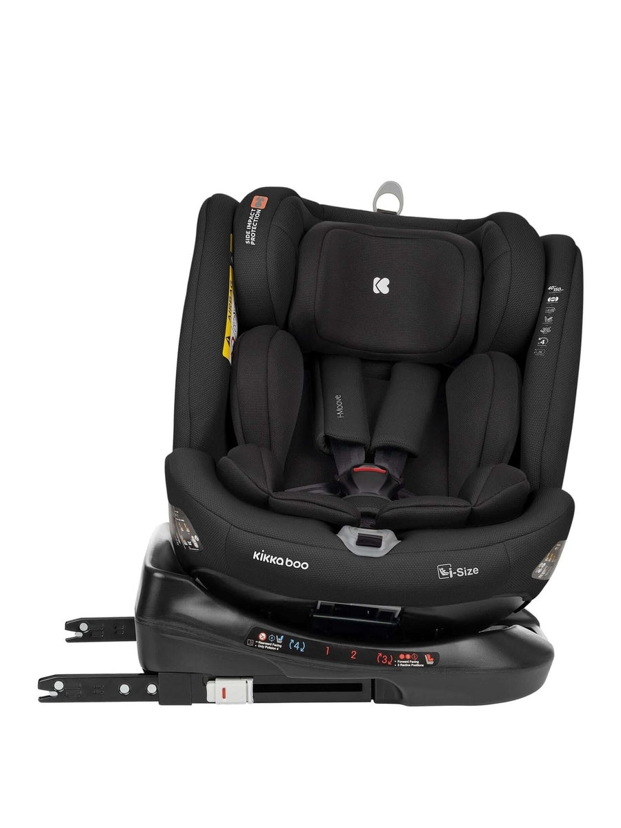 KikkaBoo i-Moove 360° Rotating Baby Child Car Seat i-Size With ISOFIX Black KikkaBoo Mama's Joy