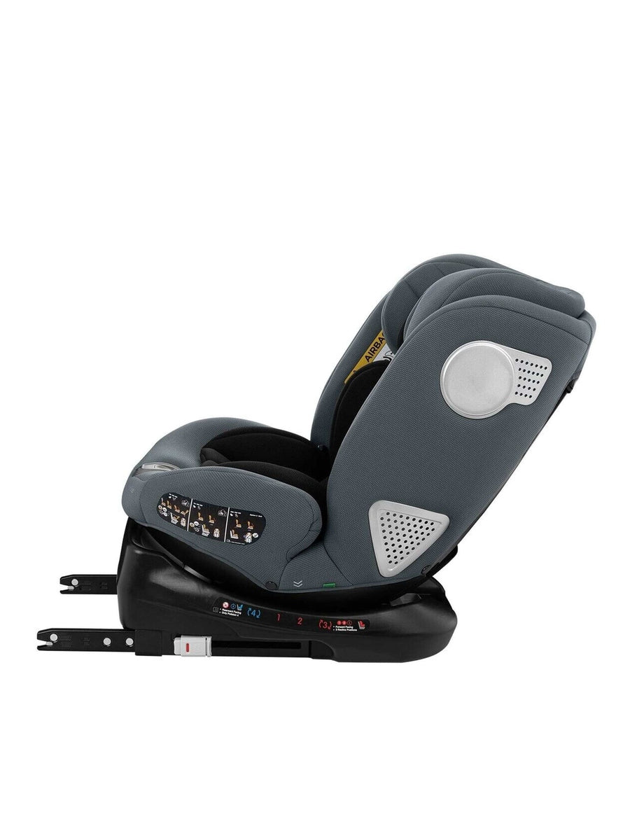 KikkaBoo i-Moove 360° Rotating Baby Child Car Seat i-Size With ISOFIX Dark Grey KikkaBoo Mama's Joy