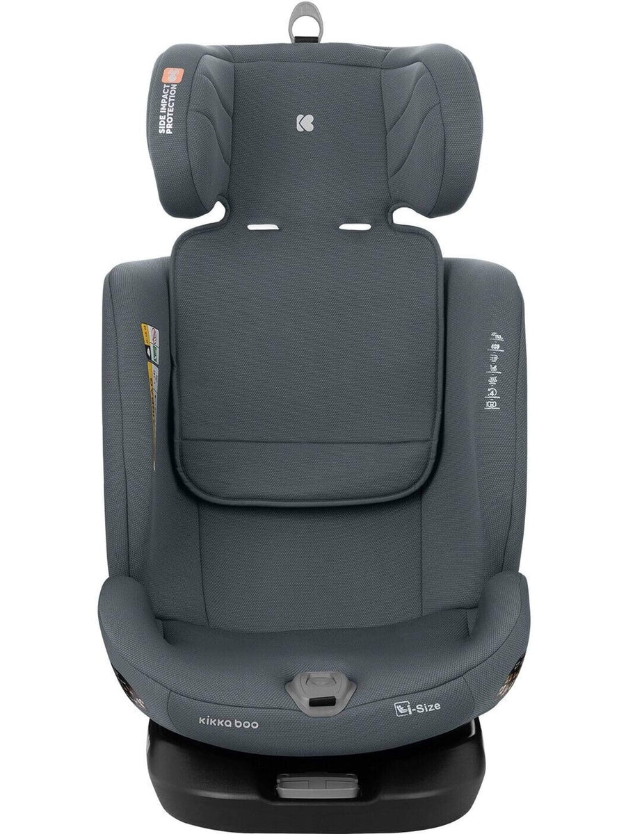 KikkaBoo i-Moove 360° Rotating Baby Child Car Seat i-Size With ISOFIX Dark Grey KikkaBoo Mama's Joy