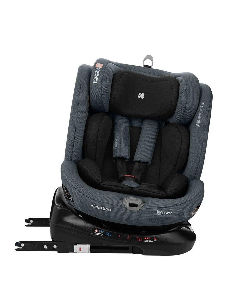 KikkaBoo i-Moove 360° Rotating Baby Child Car Seat i-Size With ISOFIX Dark Grey KikkaBoo Mama's Joy