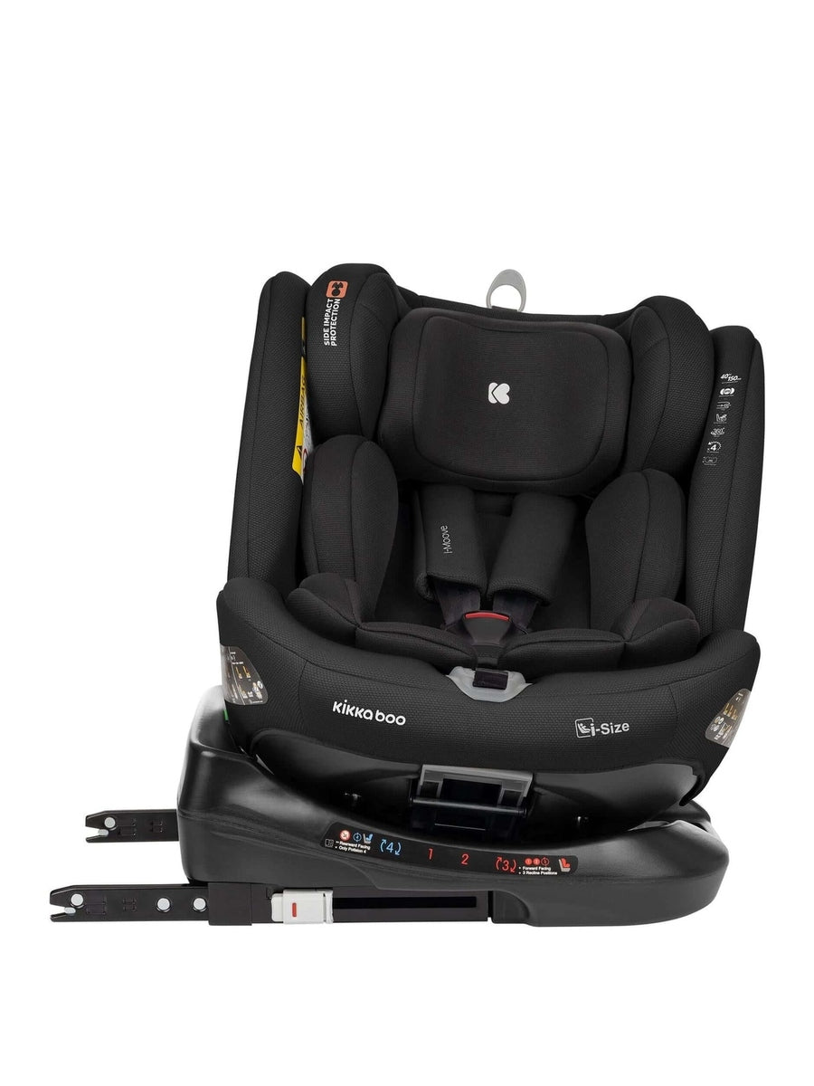 KikkaBoo i-Moove 360° Rotating Baby Child Car Seat i-Size With ISOFIX Black KikkaBoo Mama's Joy
