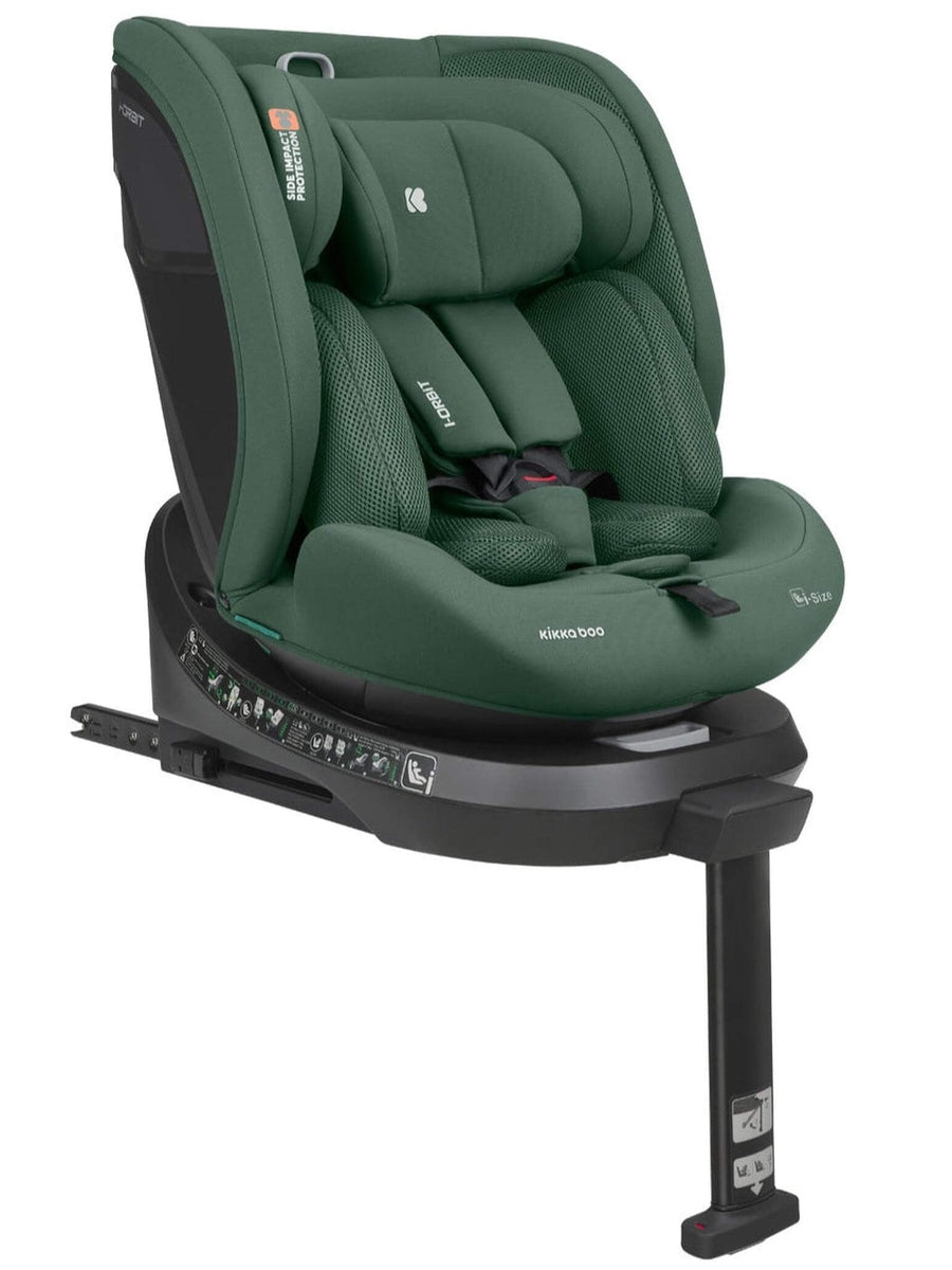 KikkaBoo i-Orbit i-Size Car seat ISOFIX 40-150cm Army Green 2025 KikkaBoo Mama's Joy