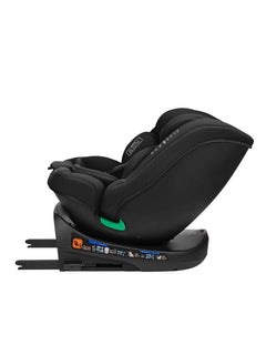 KikkaBoo i-Round i-Size Car seat ISOFIX 40-150cm Black KikkaBoo Mama's Joy