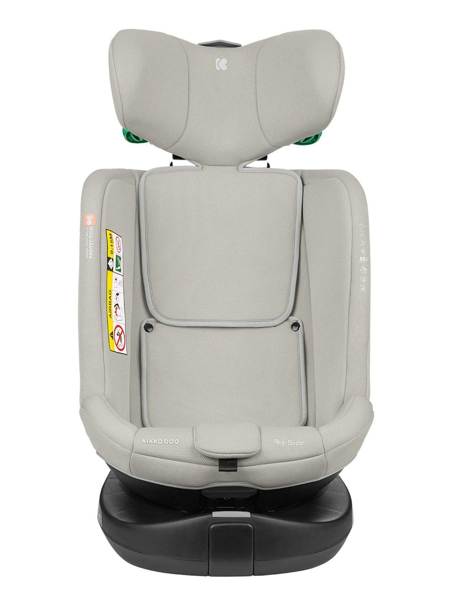 KikkaBoo i-Round i-Size Car seat ISOFIX 40-150cm Light Grey KikkaBoo Mama's Joy