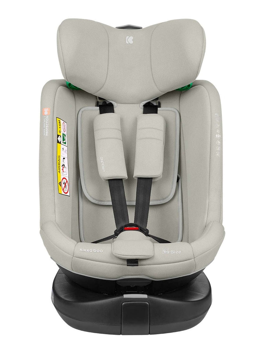 KikkaBoo i-Round i-Size Car seat ISOFIX 40-150cm Light Grey KikkaBoo Mama's Joy