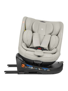 KikkaBoo i-Round i-Size Car seat ISOFIX 40-150cm Light Grey KikkaBoo Mama's Joy