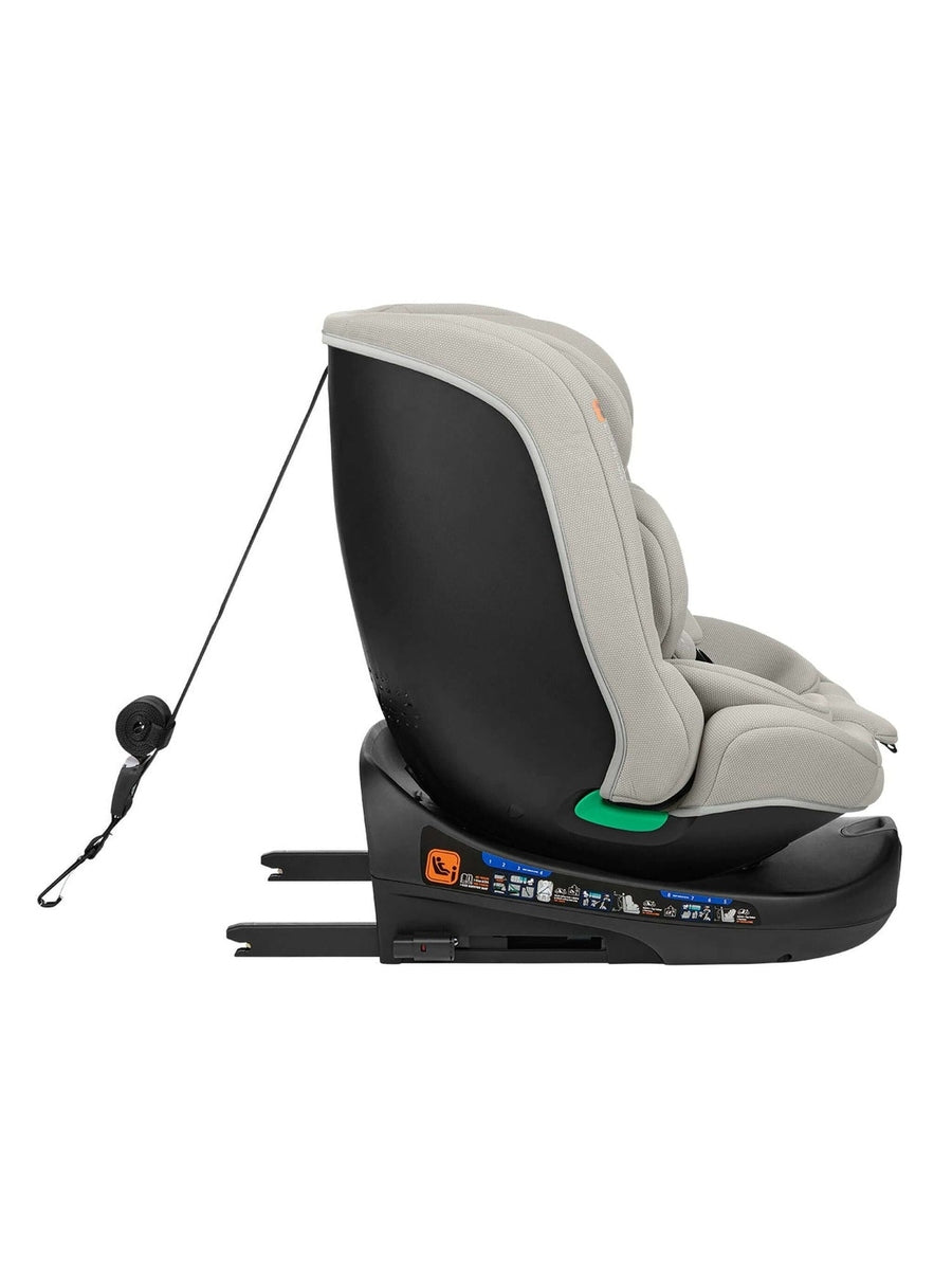 KikkaBoo i-Round i-Size Car seat ISOFIX 40-150cm Light Grey KikkaBoo Mama's Joy