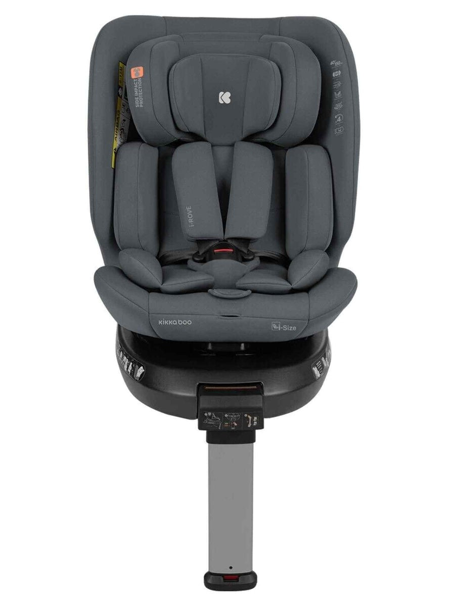 KikkaBoo i-Rove 360° Baby Car Seat i-Size ISOFIX, R129 Group 0+/1/2/3 Dark Grey KikkaBoo Mama's Joy