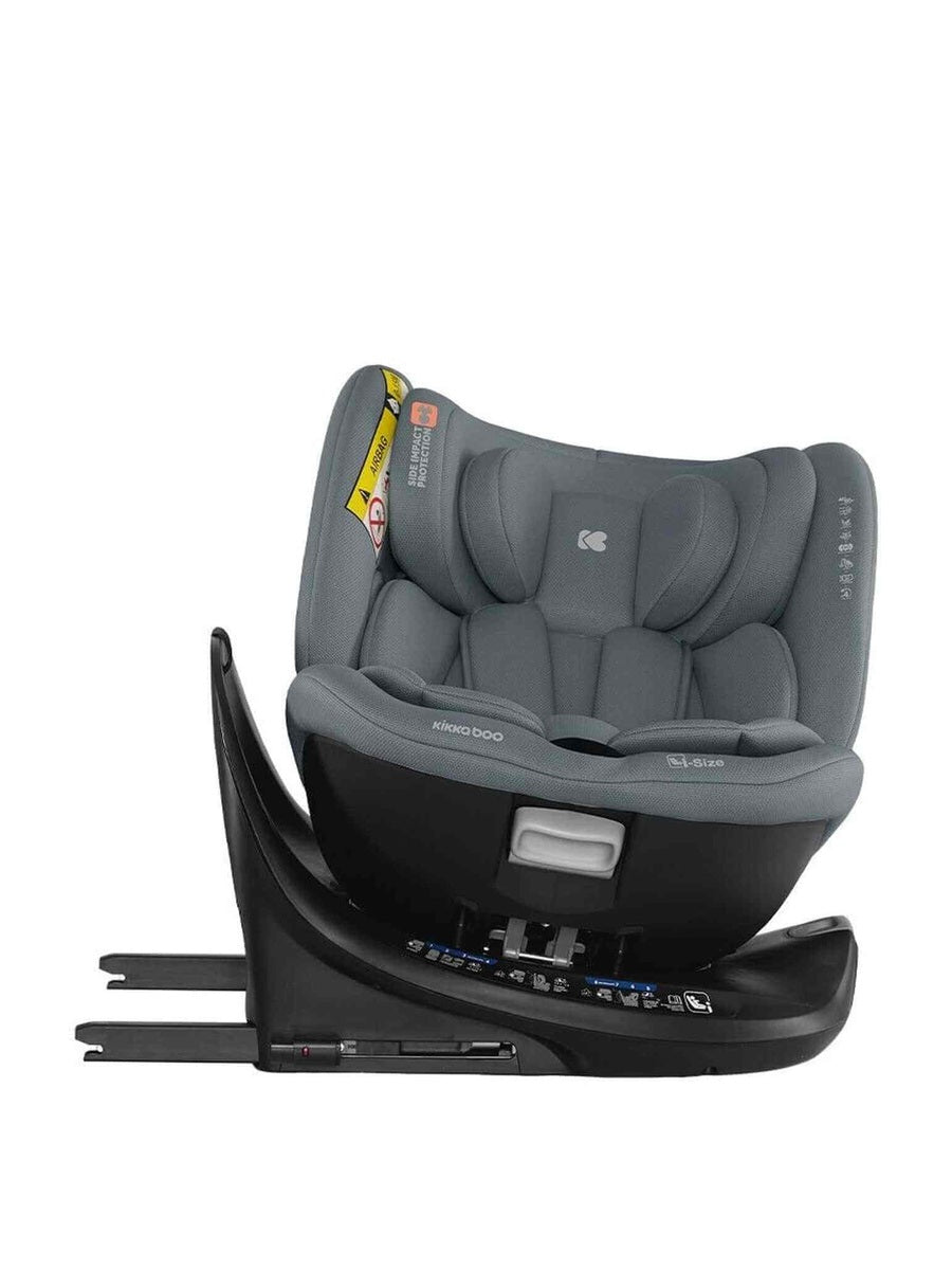 KikkaBoo i-TOUR 360° spin Baby Car Seat 40-150cm i-Size with ISOFIX - Dark Grey KikkaBoo Mama's Joy