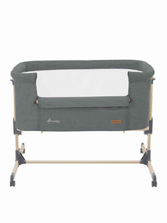 Kikkaboo Amaris Baby Bedside Crib Cot Anti-Reflux Positioning Soft Mattress - Dark Grey KikkaBoo Mama's Joy