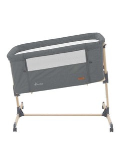 Kikkaboo Amaris Baby Bedside Crib Cot Anti-Reflux Positioning Soft Mattress - Dark Grey KikkaBoo Mama's Joy