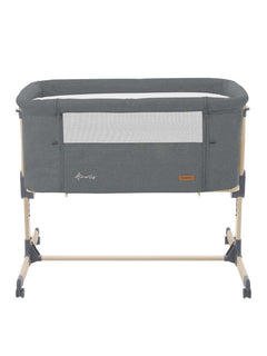 Kikkaboo Amaris Baby Bedside Crib Cot Anti-Reflux Positioning Soft Mattress - Dark Grey KikkaBoo Mama's Joy