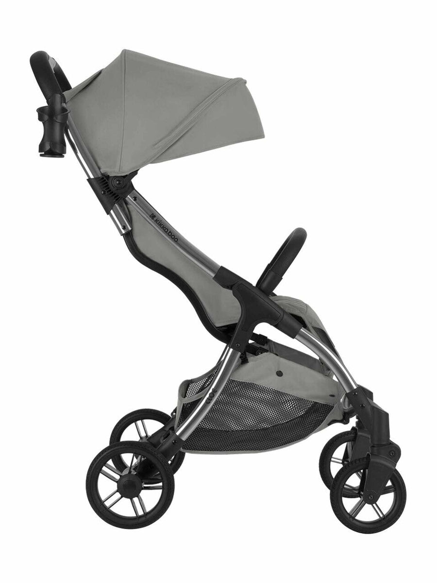 Kikkaboo Baby Stroller Pushchair Cloe Cabin-Approved from Birth to 22kg Grey KikkaBoo Mama's Joy